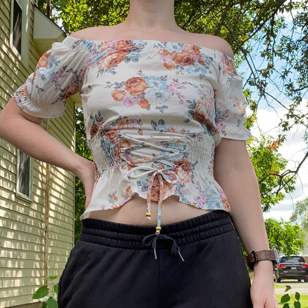 Cute floral blouse